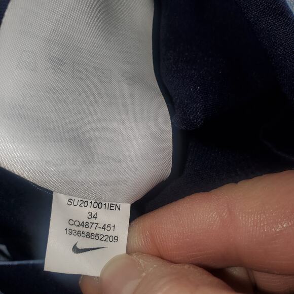 Nike Flex Charm Novelty Golf Print Dri-Fit Slim Shorts Blue 34 Belted CQ4877-451 - Picture 11 of 12